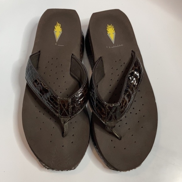 Volatile reptile platform wedge sandals size 9 - Picture 2 of 7
